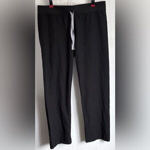 FIGS Black Livingston Scrub Pants Size L